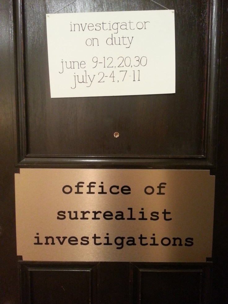 office of surreal signage